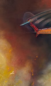 Erickson Aircrane art print detail