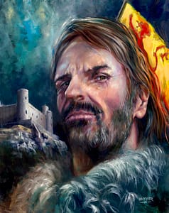 OIL PAINTING OF OWAIN GLYNDWR