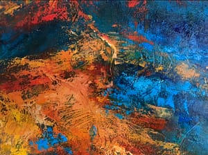 Expressionist landscape