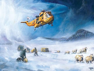 Search and Rescue Sea King helicopter