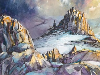 Castell Y Gwynt, in the Glyderau