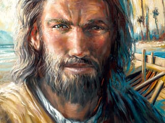 Oil painting of St Andrew – patron saint of Scotland