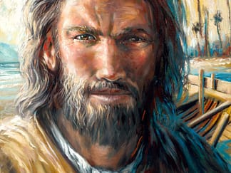 Oil painting of St Andrew – patron saint of Scotland