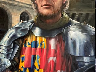 Oil painting of Harry Hotspur