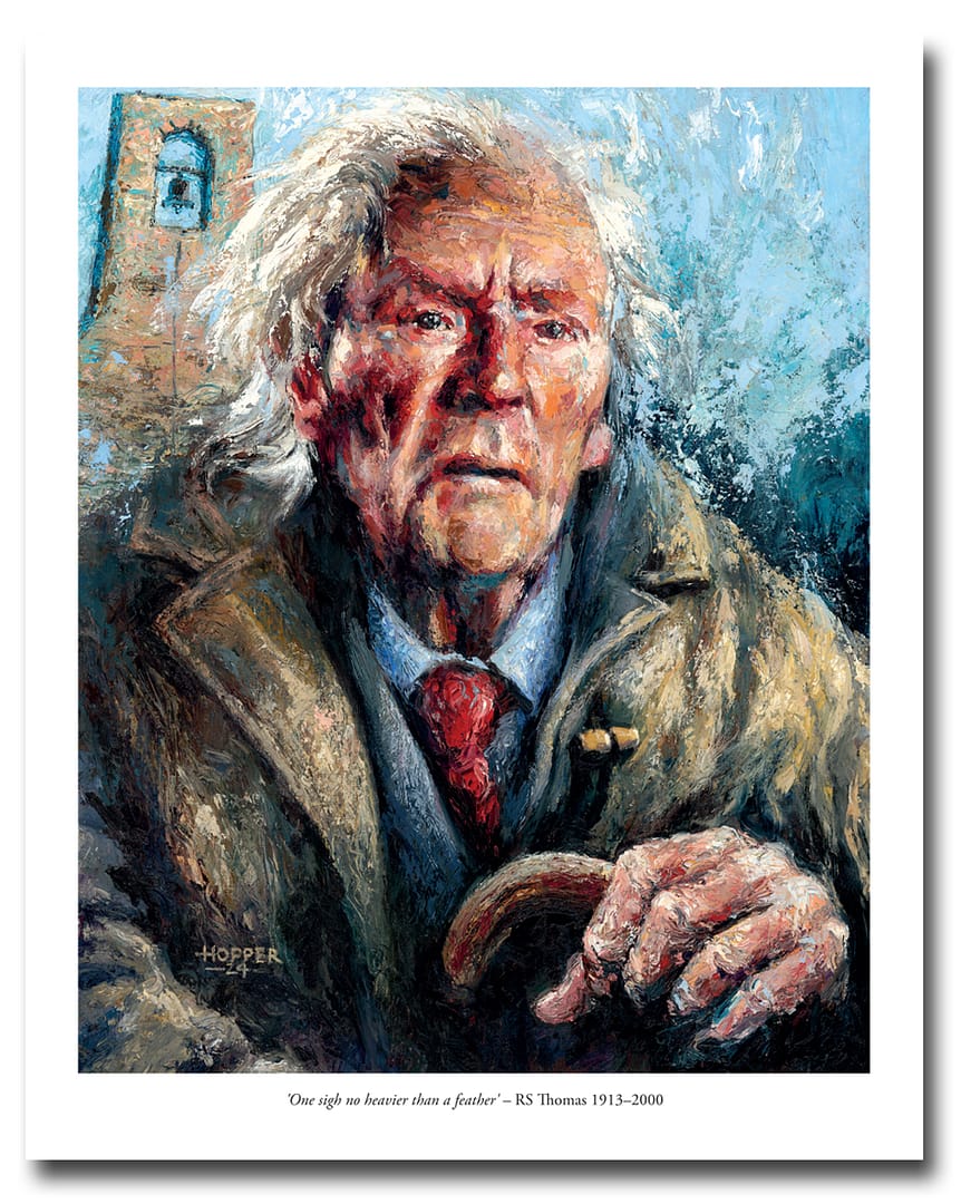 RS THOMAS Giclée Print 297x375mm